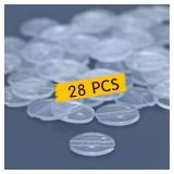 FIGURESLAB 6inch Action Figure Display Stand with Peg, Clear Figuras Toy Organizer Support Stands Base Holder Accessories, Round, 28Pack - Retail: $12