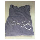 Galway Girl at Heart T-Shirt XL, GREY NOT BLACK  - Retail: $20