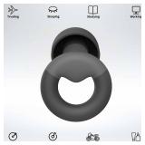 JUSTRVN Earplugs for Sleeping,Noise Reduction Soft Silicone Ear plugs with 7 Pairs Ear tips&One Connection Cord,Hearing Protection Reusable Earplugs for Sleeping,Concert,Work&Sound Reduction 25dB-30db