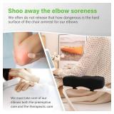 LargeLeaf Extra Thick 2 inches Ergonomic Office & Gaming Chair with Memory Foam Armrest Pads - 2-Piece Set - Retail: $24