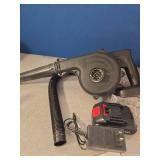 Pre Owned, Powers On Kingpke 21V Cordless Leaf Blower/Vacuum - Retail: $45