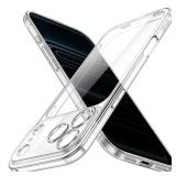 JETech Slim Case for iPhone 17 Pro 6.3-Inch with Camera Lens Full Protection, Ultra-Thin Lightweight Clear Minimalist Protective Phone Cover (Clear) - Retail: $9