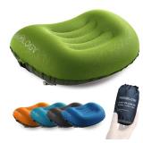 TREKOLOGY Ultralight Inflatable Camping Travel Pillow - ALUFT 2.0 Compressible, Compact, Comfortable, Ergonomic Inflating Pillows for Neck & Lumbar Support While Camp, Hiking, Backpacking - Retail: $1