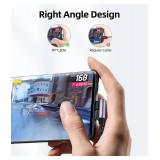 HOTNOW USB C to USB C Cable Right Angle 1ft 3Pack, 12inch PD 65W Type C USB 2.0 Fast Charge Cord - Retail: $9