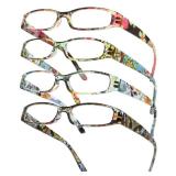Gaoye +2.75 Readers for Women, Blue Light Blocking Reading Glasses, Stylish Reading Glasses for Women in 4 Patterns - Retail: $12