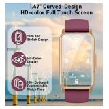 Mindrose Fitness Tracker with Heart Rate Step Calorie Counter Pedometer IP68 Waterproof for Android and iPhone Women Men -