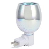 Yosoo Health Gear Wax Warmer Plug in 3D Electric Wax Warmer Pluggable Fragrance Warmer Smokeless Wax Melter Night Lamp for Home Office Hotel, Decorative Wax Cube Melter with led