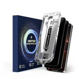 OneFish 2 Pack Privacy Screen Protector for iPhone 16 Pro Max - 4-Way 360Â° Anti-Spy, 9H Hardness, 3D Curved Edges, Case-Friendly & Easy Installation - Retail: $21