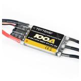 TOYTENSI 100A 2â6S RC Brushless Motor ESC for RC Plane & Airplane with 5V/6V 8A SBEC - Retail: $49