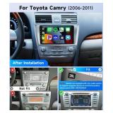 8Core 4+64G Car Stereo for Toyota Camry 2006-2011 ð°ð¢ð­ð¡ ð-ð-ð 9\" IPS Android Wireless CarPlay Android Auto,GPS,FM,SWC,BT5.0,Backup Camera,32EQ DSP for 