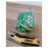 PICKBEAU 24ct Mini Christmas Balls Ornaments for Xmas Christmas Tree - Small Shatterproof Decor Hanging Ball for Holiday Wedding Party Decoration 1.18 Inch/30mm, Green - Retail: $13