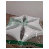 OSHIYINN White 3D Flower Venus 14\"x12\" Hanging Room Divider Panel Felt Fiber Surface High Density Polyester Fiber Board Cut Room Partition Home Decoratio(12 Pcs) - Retail: $40