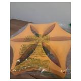 12 Pcs 3D Flower Venus Hanging Room Divider Panel, 14\"x12\" Screen Panels High Density Polyester Fiber Board Cut Room Partition Home Decoration (Gold) - Retail: $40