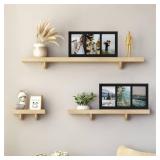 YESKAY 4x6 Collage Picture Frames, 3 Picture Frame 4x6, Rustic Black Wood Frame with Tempered Glass, 3 Opening 4 by 6 Photo Frame Wall Decor or Tabletop, 1 Pack - Retail: $19