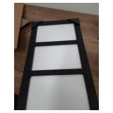 YESKAY 4x6 Collage Picture Frames, 3 Picture Frame 4x6, Rustic Black Wood Frame with Tempered Glass, 3 Opening 4 by 6 Photo Frame Wall Decor or Tabletop, 1 Pack - Retail: $19