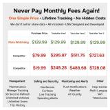 Wired GPS Tracker for Vehicles, No Subscription with Real-Time Location, Easy Install, Speeding Monitoring, Route History, Geofence, for Fleets & Families, USA, Moto Watchdog - Retail: $130