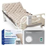 Alcedo Alternating Air Pressure Mattress Pad for Bed Sore and Ulcer Prevention, Hospital & Home Use Medical Mattress Topper for Bedridden Patient, Adjustable Ultra Quiet Pump and Waterproof Cushion - 