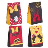 24 Pack Mickey Minnie Party Favor Bags Paper Goodie Bags - Treat Candy Bag for Kids