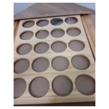 PEKER Bamboo Coffee Pod Drawer Organizer, Holder Tray for Coffee Station, Holds 20 Single-Serve Pods, Natural Bamboo Organizer for Kitchen Storage - Retail: $8