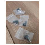 JSAUX 90 Degree USB C to USB C Adapter 4-Pack, 100W 40Gbps Data Transfer Right Angle Type-C Adapter for Steam Deck, Switch 2, ROG Ally, iPhone Air, iPhone 15/16/17 Series and More USBC Devices - Grey 