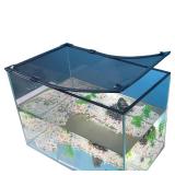 RODENET Magnetic Fish Tank Cover Net Aquarium Lid Mesh Top Hood Cut to Any Size Ventilation Transparency Anti-Jumping Aquarium Cover (39\"X19\") - Retail: $18