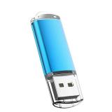 USB Flash Drive 32GB, Maspen Thumb Drive 2.0 High Speed Memory Stick Jump/ Zip/ Pen Drive,Blue,32 GB - Retail: $8