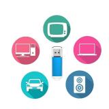 USB Flash Drive 32GB, Maspen Thumb Drive 2.0 High Speed Memory Stick Jump/ Zip/ Pen Drive,Blue,32 GB - Retail: $8