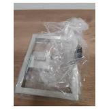 JOPOFI Towel Ring - Thicken SUS 304 Stainless Steel Towel Holder, Towel Racks for Bathroom, Square Modern Design Hand Towel Holder, Contemporary Hand Towel Bar - Brushed Nickel - Retail: $10