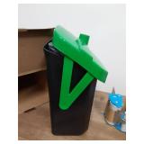 FUSBUNTY Pooper Scooper Swivel Bin & Rake with 100 Waste Bags, Dog Pooper Scooper with Bag Attachment for Large Medium Small Dogs, Poop Scooper with Lid for Lawn Yard Dog Kennel - Retail: $24