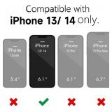 oakxco Silicone Case for iPhone 14/ iPhone 13 Case Magnetic, Compatible with Magsafe Wireless Charging, Slim Thin Soft Rubber Gel, Girly Cute Hard Shell Mag Safe Cover for Women, Burgundy Maroon - Ret