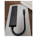 Acer 8 in 1 USB C Hub 10Gbps, USBC to HDMI Adapter 4K@60Hz, 2ÃUSB-C 3.2, 2ÃUSB A 3.0 Data Transfer, 100W PD Port Type C Multiport Splitter with SD/TF Card Reader, for Laptop, PC, Desktop, iPad P