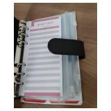 A6 Money Saving Budget Binder Cash Envelopes with Zipper Cash Envelopes(Black-A6)