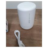 Portable Mini Humidifier, 300ml USB Cool Mist Small Humidifier with Colorful Lights. Perfect for Bedroom, Office, Plants, travel & Car (White) - Retail: $20