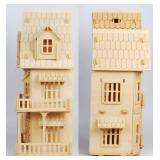 Unmanifested for pieces As Is NWFashion 17\" Wooden 6 Rooms DIY Kits 3D Puzzle for Christmas Party Halloween House (Gothic) - Retail: $23