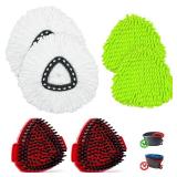 Mop Heads Replacement for Ocedar, Mop Replace Head for Ocedar EasyWring 1 Tank, Microfiber Spin Mop Refills, Include 4 Spin Mop Replacement Head Deep Cleaning Machine Washable with 2 Scrubber Mop Head