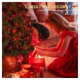 Christmas Lights Indoor Outdoor, 2PACK 13FT 50-count Lights Incandescent Mini valentine