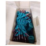 Christmas Lights Indoor Outdoor, 2PACK 13FT 50-count Lights Incandescent Mini valentine