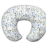 x-vesolje Nursing Pillow, Breastfeeding Pillow with Removable Cover, Ergonomic Breast Feeding Pillow, Baby Feeding Pillow for Mom Easier Breastfeeding- Original Size/Leaves - Retail: $34