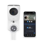 Miku Pro Smart Baby Monitor with Camera, Track Live Breathing with No Wearable, Real-Time Alerts, Sleep Analytics, 1080p Wi-Fi Video, Night Vision, and 2-Way Audio, Wall Mount Included - Retail: $150