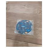 One Piece KOSUES Whale Shark Underwater Sea Life Absorbent Ceramic Car Coasters 1 Pack Round Insert Cupholder Coaster Car Cup Holder Mat with Finger Notch Anti-Slip Cork Base Reusable Drink Coasters 2