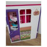 Style Shine Doll House Portable & Foldable Dollhouse w/ 60+ Pcs & 2 Dolls, Play House Toy with Bedroom Kitchen Pet House Camping Playset, Playhouse Birthday Gift for Girl Kid Toddler - Retail: $50