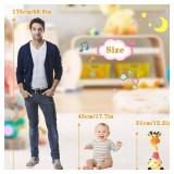 LLUKEME Dancing Giraffe Toy Stuffed Animal Baby Toys Singing Song Toddlers Toy Repeats What You Say Glowing Musical Toy for Baby Birthday Gift Groovy Giraffe Toy - Retail: $30