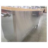 Trinity 72-inch Stainless Steel Rolling Workbench TLS-7204