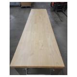 Trinity 72-inch Stainless Steel Rolling Workbench TLS-7204