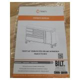 Trinity 66-inch Stainless Steel Rolling Workbench TLS-4813