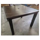 5 ct. Modern Aluminum Slat Dining Table 38.5" -  5 Factory Sealed