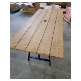 4 ct. Modern Charcoal Wood Dining Table FRD600 - 4 count Factory Sealed