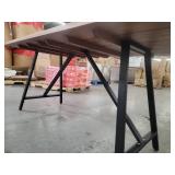 4 ct. Modern Charcoal Wood Dining Table FRD600 - 4 count Factory Sealed