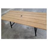 4 ct. Modern Charcoal Wood Dining Table FRD600 - 4 count Factory Sealed