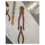 Mixed Hand Tool Collection with Ace Hardware Saw 7  items